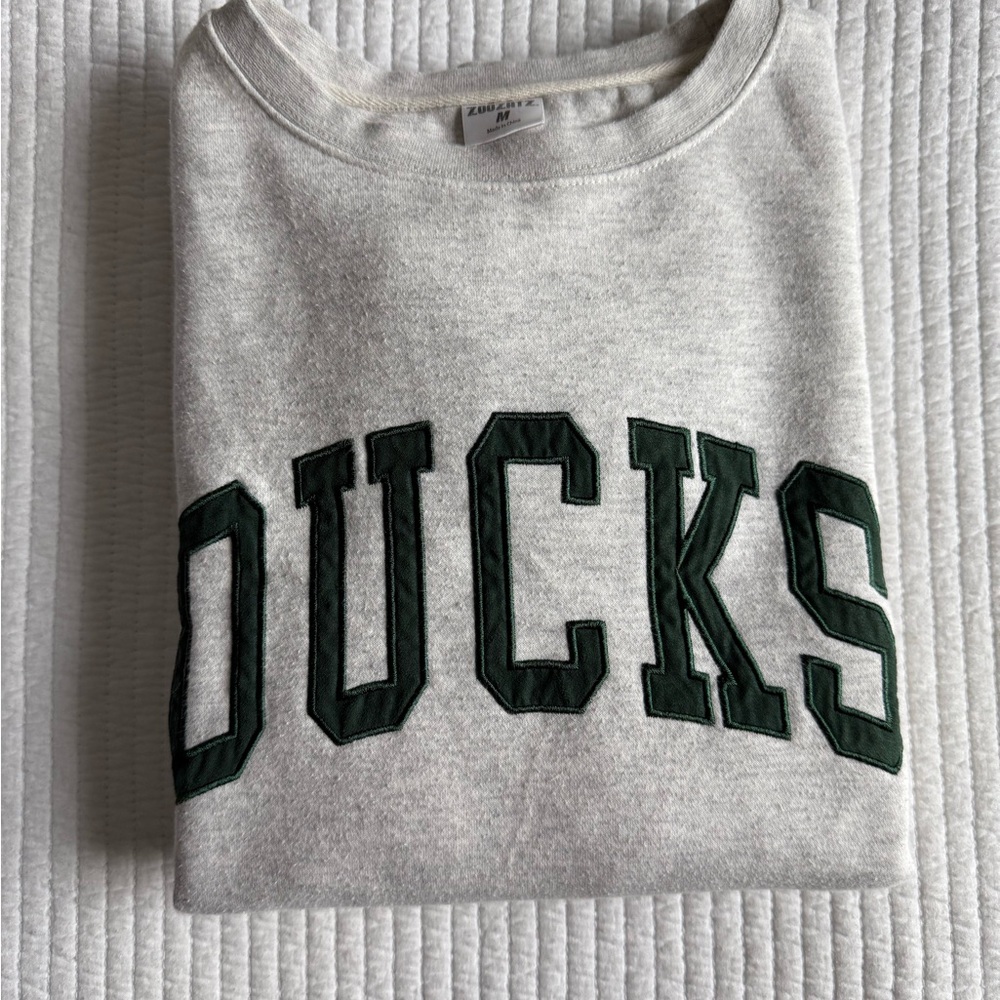 Men's Gray Oregon Ducks Sweater